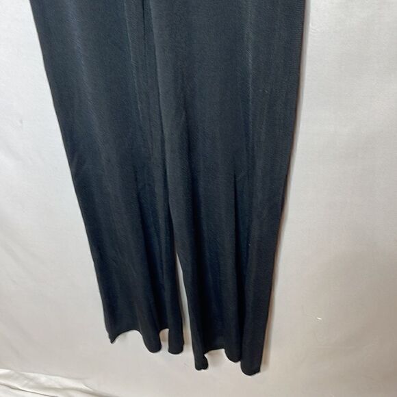 Herve Leger Paris Rayon Long Side Tie Black Pants. Size Medium. NWT. - Picture 4 of 11